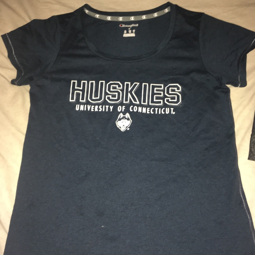Champion UCONN dry fit shirt (small)